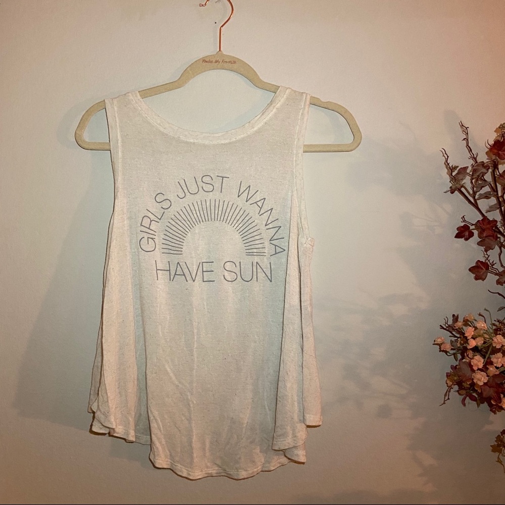 🌷Small American Eagle Soft & Sexy Open Back Tank